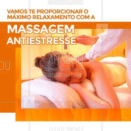 posts, legendas e frases de massoterapia para whatsapp, instagram e facebook: Venha viver uma experiência relaxante!
#ahazou #massagem #relaxante #spa
