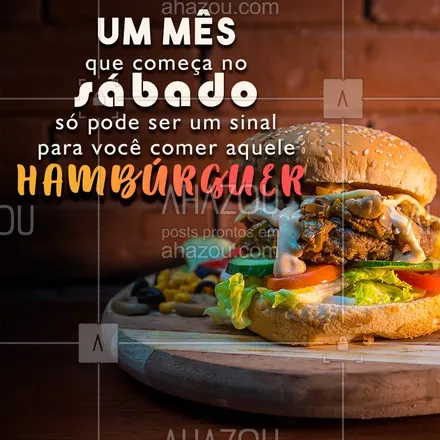 posts, legendas e frases de hamburguer para whatsapp, instagram e facebook: Vai deixar esse sinal passar?  ??? Vem comer hambúrguer! ? #burger #hamburguer #ahazou #fevereiro #bandbeauty