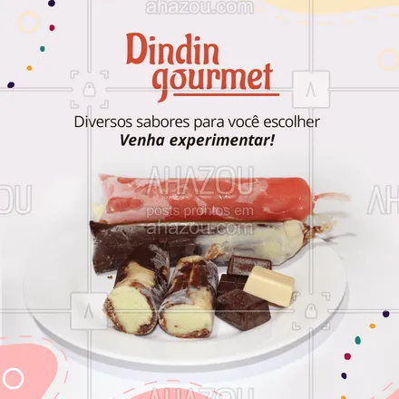 posts, legendas e frases de gelados & açaiteria para whatsapp, instagram e facebook: Nosso Dindin gourmet é o queridinho do nosso cardápio.
Venha experimentar!
#ahazoutaste #gelados  #icecream 