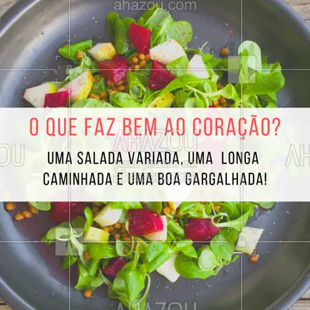 posts, legendas e frases de assuntos variados de Saúde e Bem-Estar para whatsapp, instagram e facebook: Anotou a dica? #salada #bemestar #ahazou