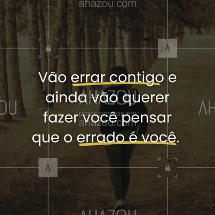 posts, legendas e frases de posts para todos para whatsapp, instagram e facebook: Incrível como tem gente que erra e ainda tenta te fazer acreditar que o problema é você. 😏 
#ahazou #autoestimaemdia #segueemfrente #frases #indiretas