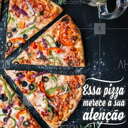 posts, legendas e frases de pizzaria para whatsapp, instagram e facebook: Peço um minuto da sua atenção para te lembrar que agora é o momento perfeito para você pedir aquela pizza! ? Peça já! #pizzaria #ahazoutaste #pizza