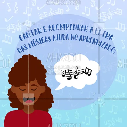posts, legendas e frases de línguas estrangeiras para whatsapp, instagram e facebook: Cantar e acompanhar a letra das músicas em espanhol pode ajudar na fixação da sonoridade das palavras e no reconhecimento. A língua espanhola está repleta de músicas românticas, que facilitam esse aprendizado, uma vez que são mais lentas e fáceis de acompanhar. 📚 #AhazouEdu #aulasdeespanhol #aulaparticular #aulaemgrupo #dicasdeaprendizado #dicas