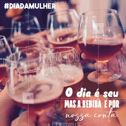 posts, legendas e frases de bares para whatsapp, instagram e facebook: Vai querer beber o quê?  ????

#Diadasmulheres #promoação #bebidanaconta #Ahazou 

