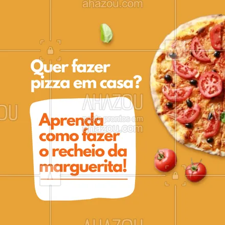 posts, legendas e frases de pizzaria para whatsapp, instagram e facebook: 🍕 Leve e fácil de fazer, esse sabor clássico de pizza pode ser a próxima refeição da sua família, veja o passo a passo 👉🏻
1) Coloque um pouco de molho de tomate na massa e espalhe com uma colher;
2) Salpique mussarela ralada até cobrir todo o molho de tomate, essa será a base do seu recheio;
3) Espalhe rodelas de tomate a gosto;
4) Coloque um pouco de mussarela de búfala, se quiser;
5) Finalize com orégano a gosto e leve ao forno para assar por uns minutos.
E aí, pronto(a) para testar este recheio em casa? 👀
#ahazoutaste #pizzalife  #pizza  #pizzalovers  #pizzaria 