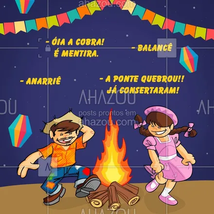 posts, legendas e frases de posts para todos para whatsapp, instagram e facebook: Saudades não vai faltar de uma boa festa junina, mas não é só porque não podemos encontrar com as pessoas que não vamos comemorar essa data fazendo uma festona virtual, com um bom forró, as comidas, as vestimentas e enfeites típicos. #festajunina #Ahazou #sãojoão #festavirtual #ahazou 