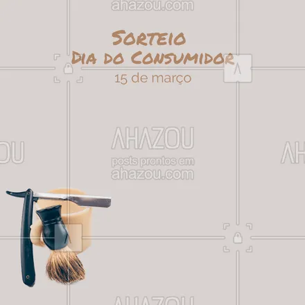 posts, legendas e frases de barbearia para whatsapp, instagram e facebook: Siga as regras e participe do nosso sorteio: 
✅ Siga o meu perfil no Instagram 
✅ Curta esta foto 
✅Marque 2 amigos nos comentários 
❌ Não vale: Marcar perfis comerciais nos comentários, pesoas famosas e/ou fakes
? O sorteio será realizado no dia xx/xx/xxxx, por isso não se esqueça de deixar o seu perfil do instagram aberto nesta data! #barbearia #ahazoubarbearia #diadoconsumidor #sorteio #promocao