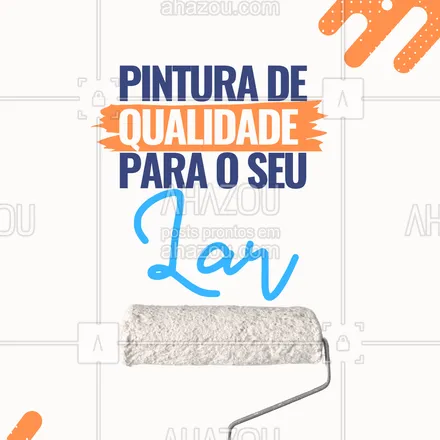 posts, legendas e frases de  para whatsapp, instagram e facebook: Deixe sua casa ainda mais bonita e aconchegante com nossos serviços de pintura residencial. Trabalhamos com materiais de alta qualidade e profissionais experientes. Agende já! 📞
#PinturaResidencial #Qualidade #Transformação #AgendeJá