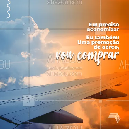 posts, legendas e frases de agências & agentes de viagem para whatsapp, instagram e facebook: Quem também não resiste a uma boa promoção de aéreo comenta com ✈.  #viagens #viajar #viagem #trip #AhazouTravel #viageminternacional #viagempelobrasil