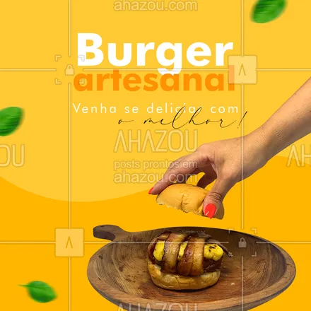posts, legendas e frases de hamburguer para whatsapp, instagram e facebook: É muito mais sabor, muito recheio e vários complementos para deixar você completamente apaixonado! 🤤🍔
#ahazoutaste #artesanal  #burger  #burgerlovers  #hamburgueria  #hamburgueriaartesanal 