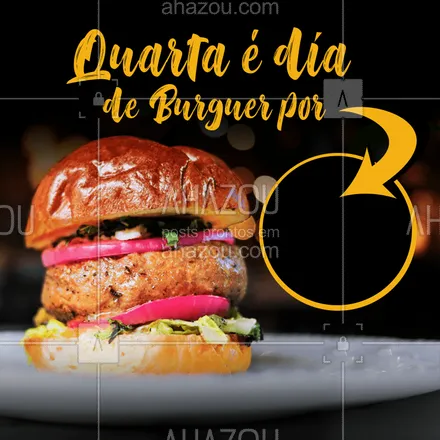 posts, legendas e frases de hamburguer para whatsapp, instagram e facebook: Aproveite o preço promocional de hoje e venha se deliciar com esse hamburgão! #burger #hamburguer #ahazou #ahazoutaste #promocao