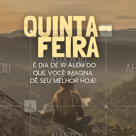 posts, legendas e frases de posts para todos para whatsapp, instagram e facebook: O sucesso é a soma de pequenos esforços repetidos todos os dias. Bora pra cima nessa quinta! 💪
#quinta #motivacao #frasesmotivacionais #foco #forcainterior #vemquintafeira #superacao
