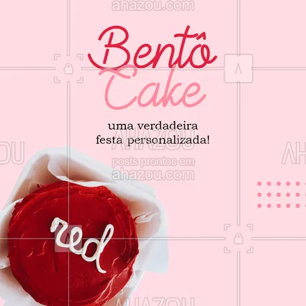 posts, legendas e frases de confeitaria para whatsapp, instagram e facebook: Personalize o seu Bentô Cake da forma que preferir! ✨🍰
#bentocake #ahazoutaste #bolo  #bolosdecorados  #confeitaria  #confeitariaartesanal  #doces 
