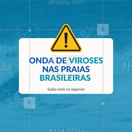 posts, legendas e frases de assuntos variados de Saúde e Bem-Estar para whatsapp, instagram e facebook: A virada do ano trouxe mais do que sol e festas para as praias brasileiras: uma onda de viroses tem deixado turistas e moradores de cama. Os principais sintomas são: febre, dor no corpo, náuseas e diarreia. Causa principal? Locais cheios, contato próximo e descuido com higiene. Se você esteve na praia e apresentou sintomas, fique atento e hidrate-se bastante!