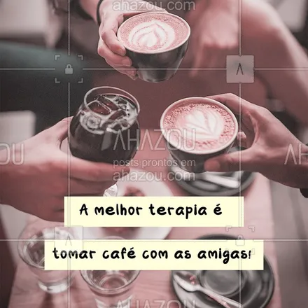 posts, legendas e frases de cafés para whatsapp, instagram e facebook: Nada melhor que tomar uma xícara de café e colocar o papo em dia! ☕ #ahazoucafé #café #coffee #papocomasamigas