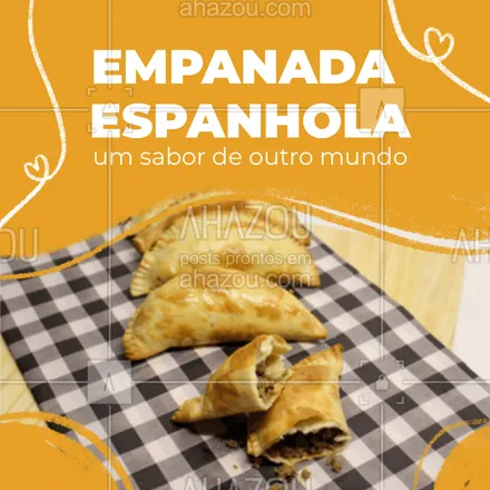 posts, legendas e frases de cafés, comidas variadas para whatsapp, instagram e facebook: Já experimentou essas delícias? Você precisa provar! #empanada #empanadaespanhola #ahazoutaste #cafeteria #foodlovers 