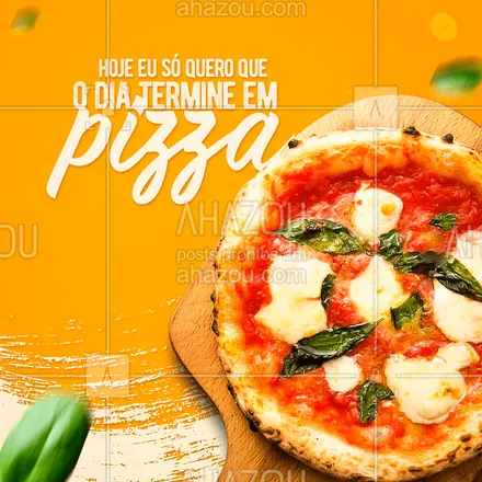 posts, legendas e frases de pizzaria para whatsapp, instagram e facebook: Para o dia terminar bem tem que ter pizza! Faça já o seu pedido especial! ❤🍕
#ahazoutaste #pizzaria  #pizza  #pizzalife  #pizzalovers 