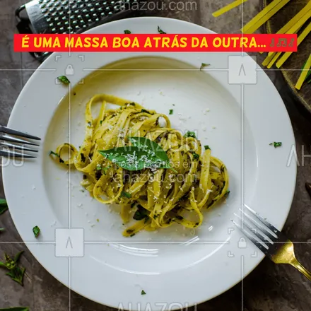 posts, legendas e frases de cozinha italiana para whatsapp, instagram e facebook: Entrando na onda do hit Ciumeira da Marilia Mendonça, vem pra cá comer uma massa fresquinha! #italiana #ahazoutaste #mariliamendonça #ciumeira