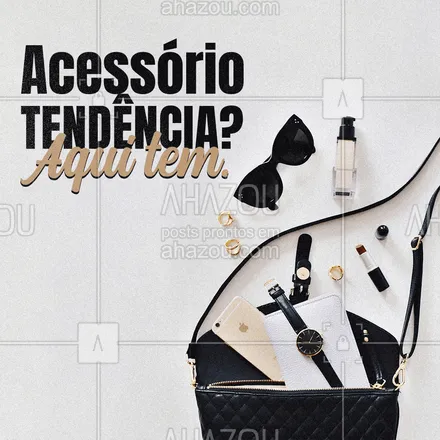 posts, legendas e frases de acessórios para whatsapp, instagram e facebook: Trabalhamos com o que há de mais novo no mercado de acessórios.
Temos sempre alguma novidade na loja te esperando.
Venha nos visitar.
#AhazouFashion #tendendica #acessorios  #estilo  #brincos  #semijoias 