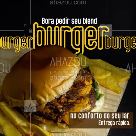 posts, legendas e frases de hamburguer para whatsapp, instagram e facebook: Aqui você pode pedir nossos hamburgueres pelo delivery. E o melhor, entrega grátis na região.
Aproveite!
#ahazoutaste  #hamburgueria  #burgerlovers  #burger  #artesanal 