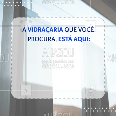 posts, legendas e frases de vidraçaria  para whatsapp, instagram e facebook:  Se você estava procurando por serviços de vidraçaria, sua busca acabou! Anota aí nosso endereço e venha conhecer nossos produtos! Garantia de satisfação e qualidade! #endereco#AhazouVidraçaria  #vidracaria