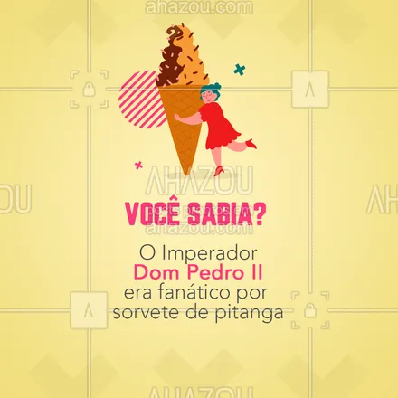 posts, legendas e frases de gelados & açaiteria para whatsapp, instagram e facebook: Nós damos toda a razão à ele, tem coisa mais brasileira que um sorvete de pitanguinha? 🥰
#curiosidades #sorvete #ahazoutaste #gelados  #icecream  #sorveteria 

