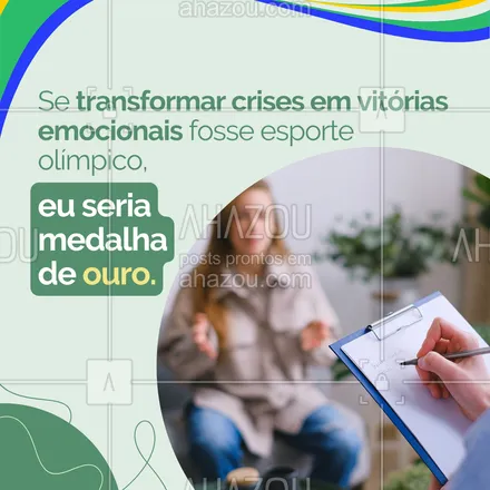 posts, legendas e frases de saúde mental para whatsapp, instagram e facebook: Vamos juntos transformar cada superação de crise em uma vitória olímpica 🥇.

Entre em contato e agende um horário para cuidar do seu bem mais preciso, sua saúde mental ✨

#AhazouSaude #headspace #saudemental #viverbem #qualidadedevida #bemestar #olímpiadas2024