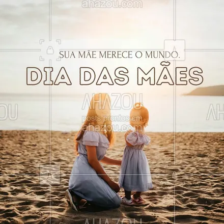 posts, legendas e frases de agências & agentes de viagem para whatsapp, instagram e facebook: Nesse Dia das Mães, demonstre todo seu amor e gratidão levando sua mãe para conhecer o mundo. Viajar em família é o melhor dos presentes! ✈️🎁 #AhazouTravel #diadasmaes #frase #motivacional  #trip  #viagem  #agenciadeviagens  #viajar 