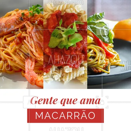 posts, legendas e frases de cozinha italiana para whatsapp, instagram e facebook: Como não amar? #massas #macarrão #ahazou #comidaitaliana