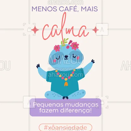 posts, legendas e frases de  para whatsapp, instagram e facebook: A cafeína pode aumentar os sintomas de ansiedade — acelera o coração e estimula o sistema nervoso.
Tente substituir por chás relaxantes, como camomila ou erva-doce. 🍃
Seu corpo e sua mente agradecem! 💛
#ansiedade #controleemocional #autocuidado #bemestar #psicologia #chacalmante #rotinasaudavel #equilibrioemocional #cuidadoscomamente #vidasaudavel