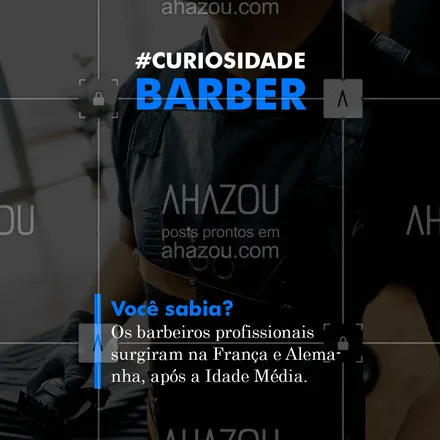 posts, legendas e frases de barbearia para whatsapp, instagram e facebook: Isso foi quando eles começaram a seguir as regras do barbeiro real!
Já conhecia essa curiosidade sobre barbearia?

#CuriosidadeBarber #barbearia #barbershop #AhazouBeauty  #barberLife  #barbeirosbrasil  #barba  #barber 