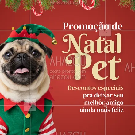 posts, legendas e frases de para whatsapp, instagram e facebook: O Natal chegou também para os pets! 🐶🎅
Aproveite nossas promoções de fim de ano e garanta tudo para seu companheiro com preço especial.
✨ Descontos válidos por tempo limitado
✨ Atendimento com muito amor e cuidado
Agende já e deixe seu pet pronto pra festa!
#NatalPet #PromoçãoPet #PetShop #PetsFelizes #AmorPet #Natal #CuidadosComOPet #DescontoPet #BelezaPet