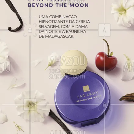 posts, legendas e frases de avon para whatsapp, instagram e facebook: Deixe-se impressionar com a intensa combinação de cereja selvagem, dama-da-noite e sândalo 🌕💜

Far Away Beyond The Moon. Libere o Extraordinário. ✨ #ahazouavon #ahazourevenda