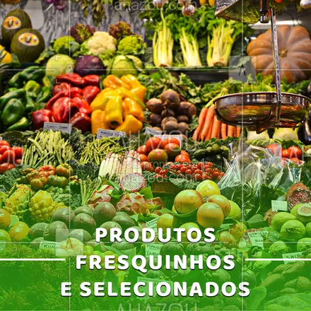 posts, legendas e frases de saudável & vegetariano para whatsapp, instagram e facebook: Aqui sempre tem os melhores produtos pra você se deliciar! #fruta #ahazou #frutaria #feira