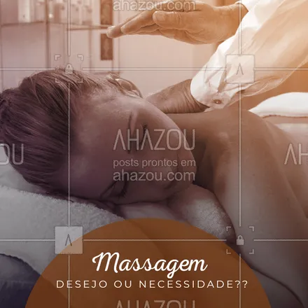 posts, legendas e frases de massoterapia para whatsapp, instagram e facebook: O que vocês acham? #massagem #ahazou #enquete