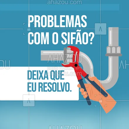 posts, legendas e frases de encanador para whatsapp, instagram e facebook: Não se estresse por causa de um sifão. Qualquer problema eu tenho a solução. Entre em contato 📞 (inserir número) e agende um horário. #encanador #encanamento #serviço #servicoencanador #motivacional #AhazouServiços #troca #manutençao #sifão