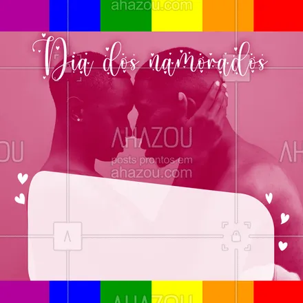 posts, legendas e frases de posts para todos para whatsapp, instagram e facebook: Você coisou meu coração! ?‍?
Aproveite esse dia para inspirar felicidade e amor! ?????? #ahazou #diadosnamorados #lgbtq+ #ahazou 