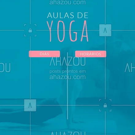 posts, legendas e frases de yoga para whatsapp, instagram e facebook: Segue tabela com os dias e horários das nossas aulas de yoga. Entre em contato para saber mais. #yoga #comunicado #AhazouSaude #editável #convite #namaste