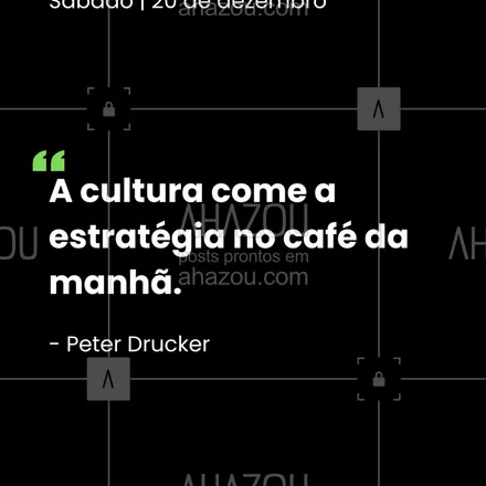 posts, legendas e frases de para whatsapp, instagram e facebook: Não adianta ter o melhor plano se a cultura da empresa não sustenta a execução. #cultura #peterdrucker #gestaoempresarial #estrategia