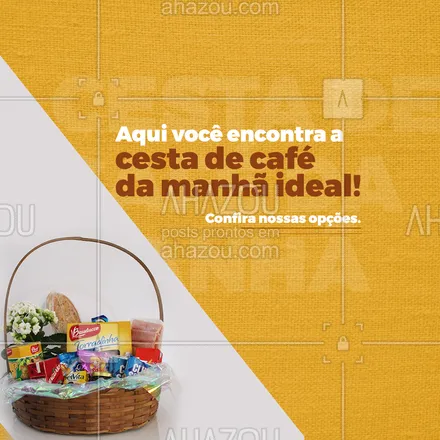 posts, legendas e frases de cafés para whatsapp, instagram e facebook: Temos uma variedade de cestas para você escolher a sua favorita! ☕🥰 #ahazoutaste #barista  #cafeteria #cafédamanhã #cesta