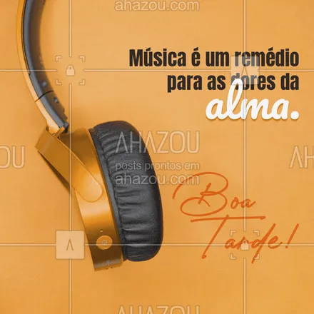 posts, legendas e frases de música & instrumentos para whatsapp, instagram e facebook: Deixe que a música te cure de dentro pra fora 🎶👤 #AhazouEdu #musica #cura #frase #aulademusica #instrumentos #música