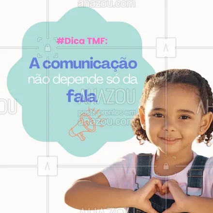 posts, legendas e frases de para whatsapp, instagram e facebook: Crianças com TMF se comunicam de muitas formas: com gestos, expressões, desenhos ou até com dispositivos de apoio.
📱 A comunicação alternativa pode ser uma ponte maravilhosa até que a fala se desenvolva mais.
💡 O importante é dar voz à criança, do jeitinho que ela conseguir!
Você já conhecia essa possibilidade?