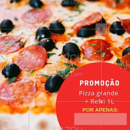 posts, legendas e frases de pizzaria para whatsapp, instagram e facebook: Aproveite essa promoção para se deliciar com nossa pizza! ?#pizza #ahazou #Pizzaria #promoçao #alimentaçao #comida