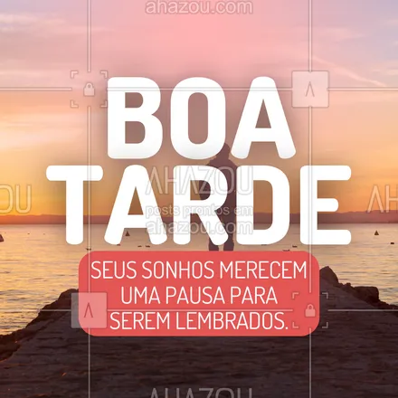 posts, legendas e frases de  para whatsapp, instagram e facebook: Pare por um instante, respire fundo e lembre-se do que te move. Use essa energia para concluir o dia com propósito. ✨ #boatarde #inspiração #sonhos