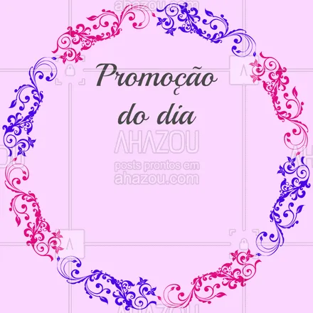 posts, legendas e frases de posts para todos para whatsapp, instagram e facebook: Aproveite a promoção do dia! #promocao #ahazou #desconto #promocaododia