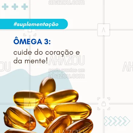 posts, legendas e frases de nutrição para whatsapp, instagram e facebook: 🐟 O ômega 3 é um ácido graxo essencial para a saúde cardiovascular e cerebral. Ele reduz os níveis de colesterol ruim, diminui a inflamação e protege contra doenças do coração.
🧠 Além disso, auxilia na memória, foco e concentração, sendo fundamental para a saúde mental. Estudos ainda apontam seus benefícios no controle de ansiedade e depressão.
📩 Quer incluir o ômega 3 na sua alimentação? Fale com um nutricionista para orientações personalizadas!
#Ômega3 #SaúdeCerebral #CoraçãoSaudável
