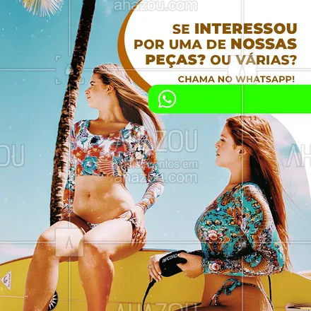 posts, legendas e frases de moda praia para whatsapp, instagram e facebook: Compre rápida e facilmente!  #AhazouFashion  #tendencia #moda #modapraia #summer #praia #beach #fashion #verao