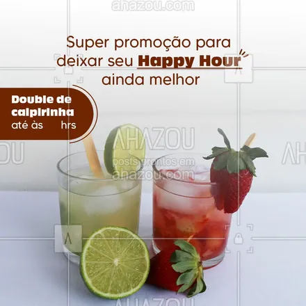 posts, legendas e frases de bares para whatsapp, instagram e facebook: O drink mais AMADO do Brasil com promoção para você e seus amigos bebemorarem da melhor maneira, venha e aproveite! 🍻 #happyhour #bar #ahazoutaste #lounge #promoção #cerveja