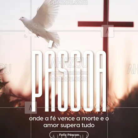 posts, legendas e frases de posts para todos para whatsapp, instagram e facebook: Que o milagre desta data fortaleça sua fé e aqueça sua alma. Feliz Páscoa! 🕊️✨
#PáscoaDeFé #Amor #Milagre #FelizPáscoa