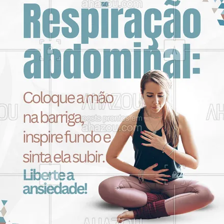 posts, legendas e frases de para whatsapp, instagram e facebook: A respiração diafragmática ativa o sistema nervoso parassimpático, promovendo relaxamento e reduzindo a sensação de ansiedade. Pratique diariamente!
#respiraçãoprofunda #ansiedadecontrole #relaxamento #saudemental #bemestar #tecnicasderespiração